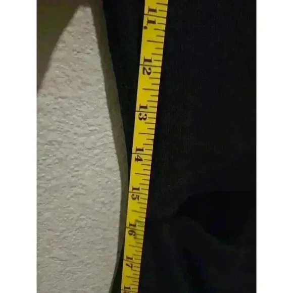 7 For All Mankind Women's Black Bodycon Midi Dress Size S Short Sleeve - Picture 7 of 10